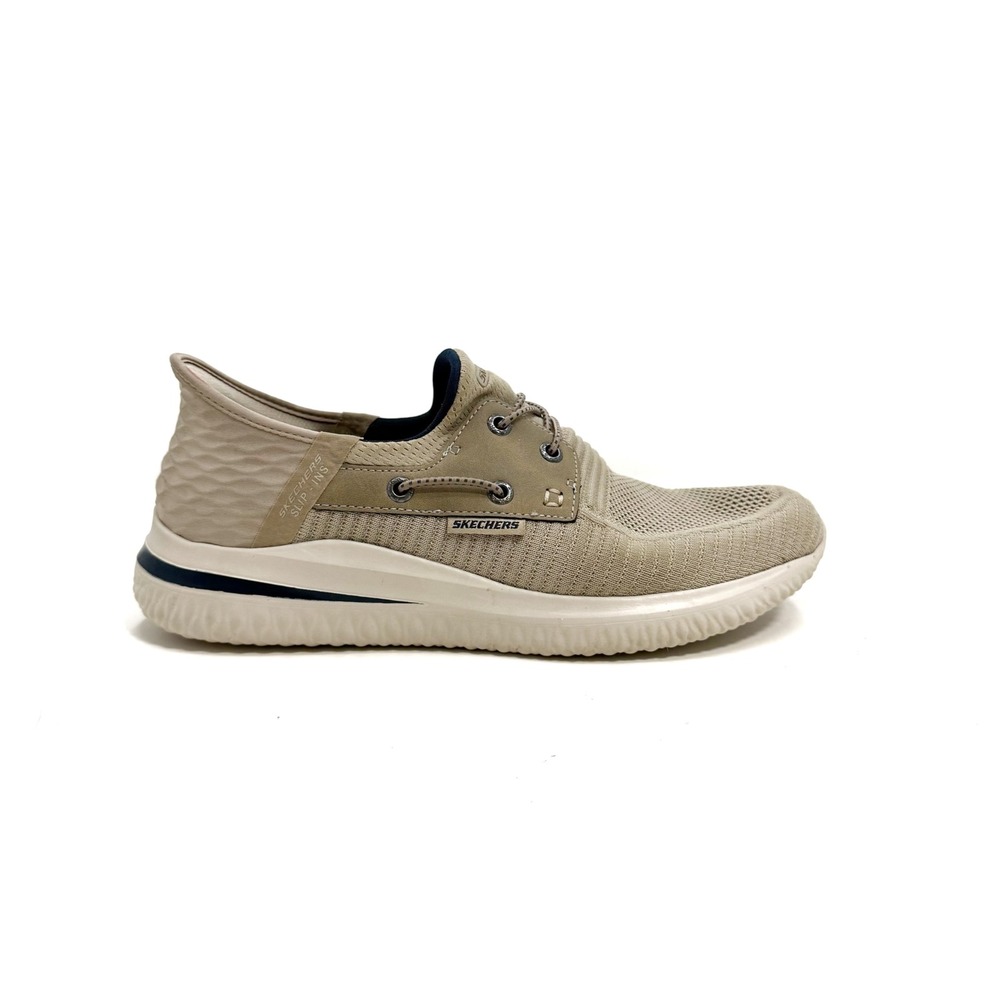 Skechers | Delson Slip-ins Taupe Hands Free Boat Shoes Size 9